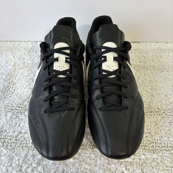RARE! Nike Premier FG Soccer Cleats Black White Kangaroo Leather Men’s US 14 main image 13